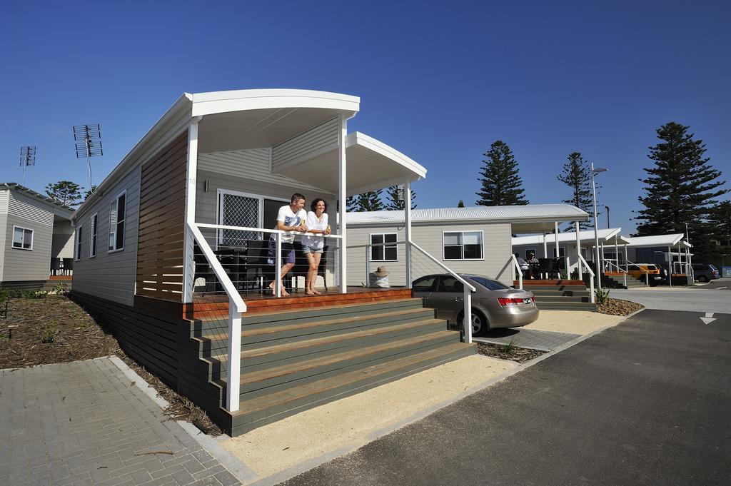 NRMA Stockton Beach Holiday Park Hotell Rum bild