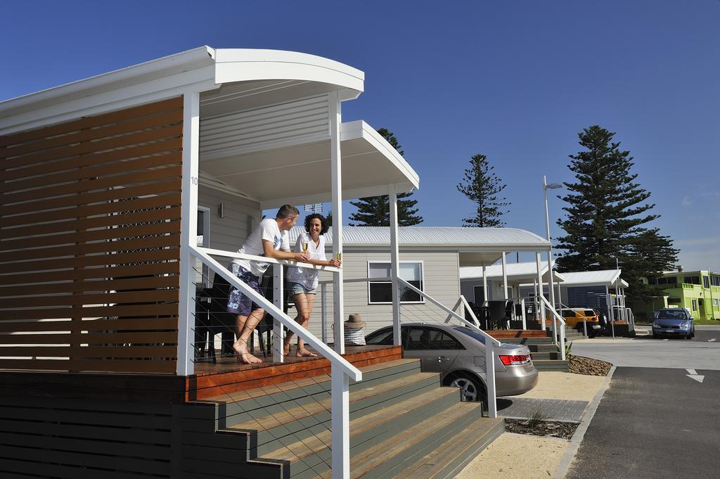 NRMA Stockton Beach Holiday Park Hotell Rum bild